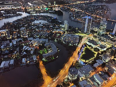 西面夜景