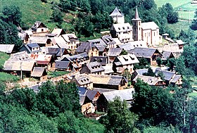 Vue générale du village