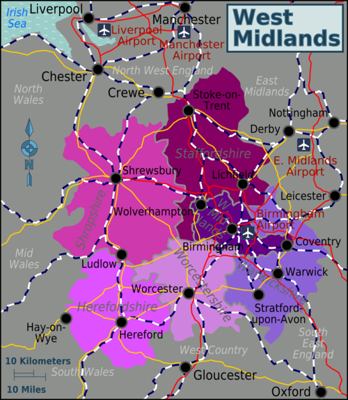 Mappa divisa per regioni