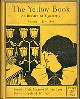 Titulní stránka časopisu The Yellow Book, (1894)