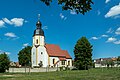 St. Georgenkirche (mit Ausstattung), Kirchhof mit Einfriedung, Kriegerdenkmal für die Gefallenen des Ersten Weltkrieges sowie sieben Grabmalen und einer Grabanlage