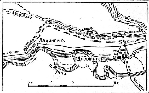 Карта к статье «Диллинген». Военная энциклопедия Сытина (Санкт-Петербург, 1911-1915).jpg