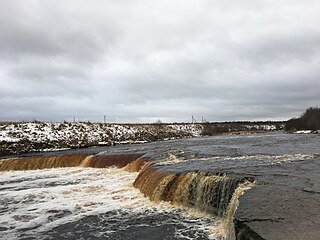 Тосненский водопад. 2017 год