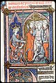 Король диктует закон. Миниатюра из «Декреталий» Грациана. 1288. Тур, Муниципальная библиотека