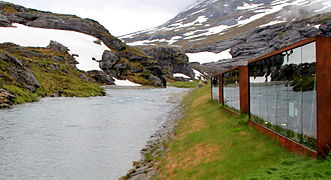 Trollstigen visitor center, with souvenir shops and toilets