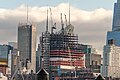 30 Hudson Yards von New Jersey aus gesehen Anfang Dezember 2016