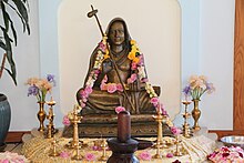 Murti of Shankara at the SAT Temple in Santa Cruz, California Adi Sankara at SAT Temple.jpg