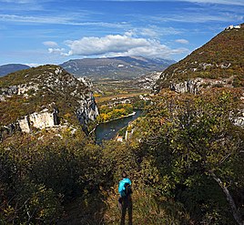 Adige canyon at Chiusa