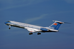 Onnettomuuskoneen kaltainen Aeroflotin Tu-134A.