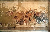 Мозаика «Битва при Иссе» из Помпей. Копия картины Филоксена из Эретрии или Апеллеса