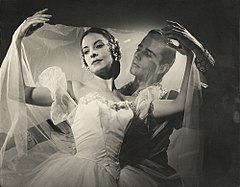 Alicia Alonso et Reyes Fernández dans Giselle, 1960