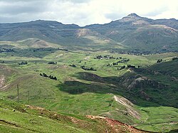 Landscape near the town Huancavelica