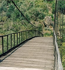 Amarante Chapa Ponte de Arame sobre o Tâmega