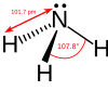 Ammonia 2D dimensions.svg