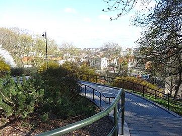 Renovated stairs at Aleja Górska