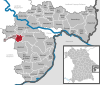 Lage der Gemeinde Beutelsbach im Landkreis Passau