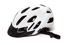 A typical bicycle helmet Bicycle Helmet 0085.jpg