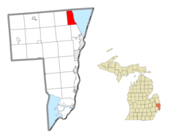 Location within St. Clair County