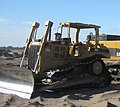 A Caterpillar D6 bulldozer. This was part of a much larger photo which I croped to size.