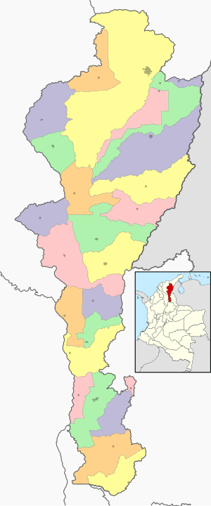 Colombia Cesar location map (adm colored).svg