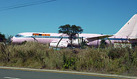 A magántulajdonban lévő Convair 880 Dél-Afrikában