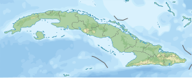 Ensenada de la Broa ubicada en Cuba