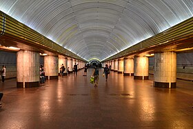 Intérieur de la station Vokzalna.