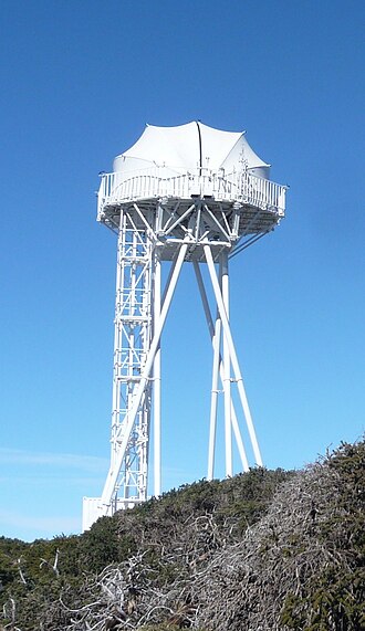 Das Dutch Open Telescope mit geschlossener Haube