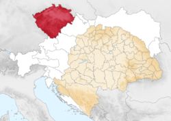 Kingdom of Bohemia within Austria-Hungary (1914)