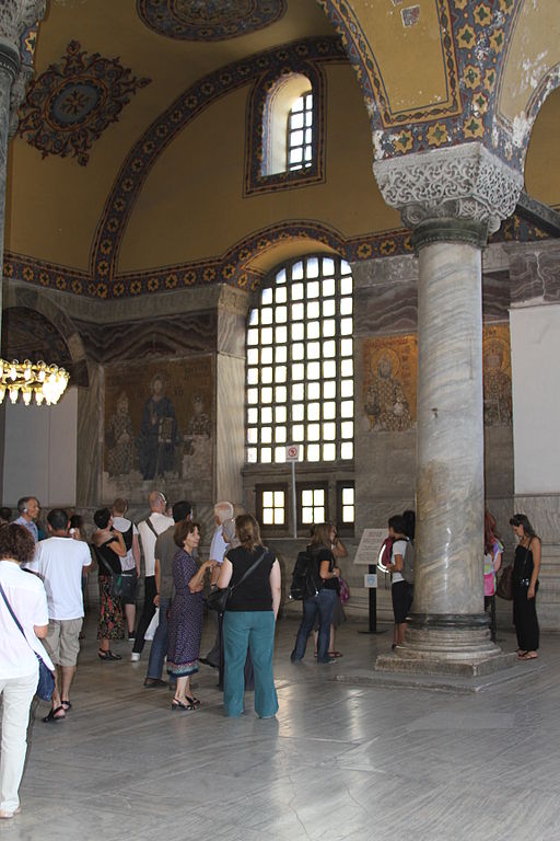 gallery of Hagia Sophia.