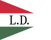 Флаг командования кавалерийской бригады Венгерской национальной армии (1919 г.) .svg