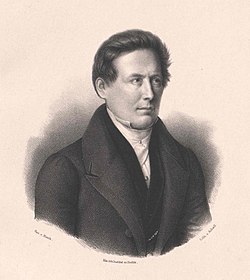Franz Meyen vuonna 1840.