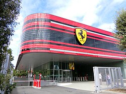 Edificio all'interno dello stabilimento Ferrari