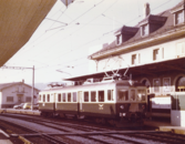 ABDe 4/4 167 Baujahr 1948 als Einzelfahrer 1980 in Bulle