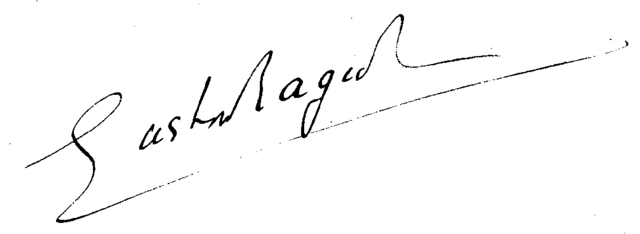 signature de Gaston Rageot