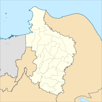 Peta kecamatan di Kabupaten Bekasi