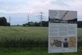 Zweite Informationstafel am Denkmalabschnitt bei Eningen unter Achalm