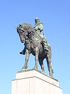Equestrian statue of Jan Žižka on Vítkov Hill in Prague