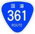 National Route 361 shield