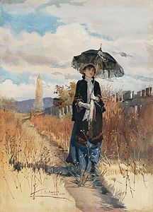 A solitary ramble (1888, Galerie d'art de Nouvelle-Galles du Sud, Sydney).