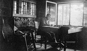W.L. Mackenzie King writing the book Industry ...