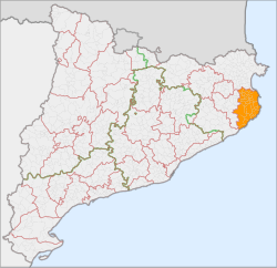 Location of Baix Empordà