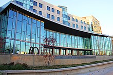 MIT Sloan completed its new central building, known as E62, in 2010 MITSloanE62.jpg