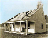MIT's Solar House #1 built in 1939 utilized seasonal thermal storage for year round heating.