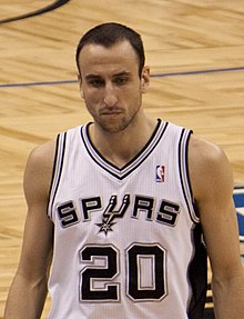 Young Manu Ginobili