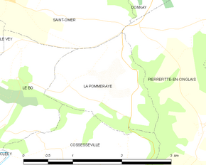 Poziția localității La Pommeraye