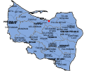 Map of Tumpat District, Kelantan 吉兰丹州道北县地图