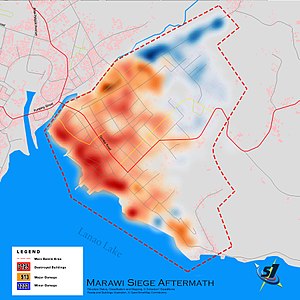 Map of the destruction left in the main battle area after the five-month-long battle in Marawi Marawi-structures-stats.jpg