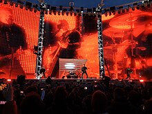 Metallica performing in Milan in 2019 Metallica at Ippodromo San Siro, Milan, May 8th, 2019.jpg