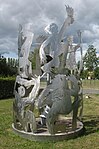 Blechschnitte (2002) an den Stadtwerken in Neuruppin